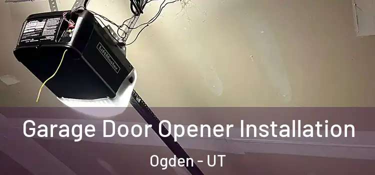  Garage Door Opener Installation Ogden - UT