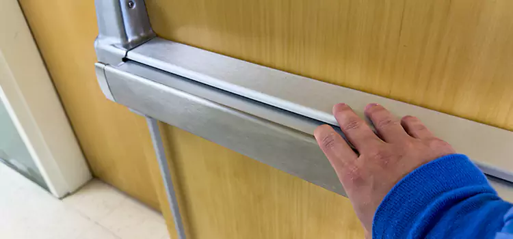 Installing a Push Bar on a Door Ogden